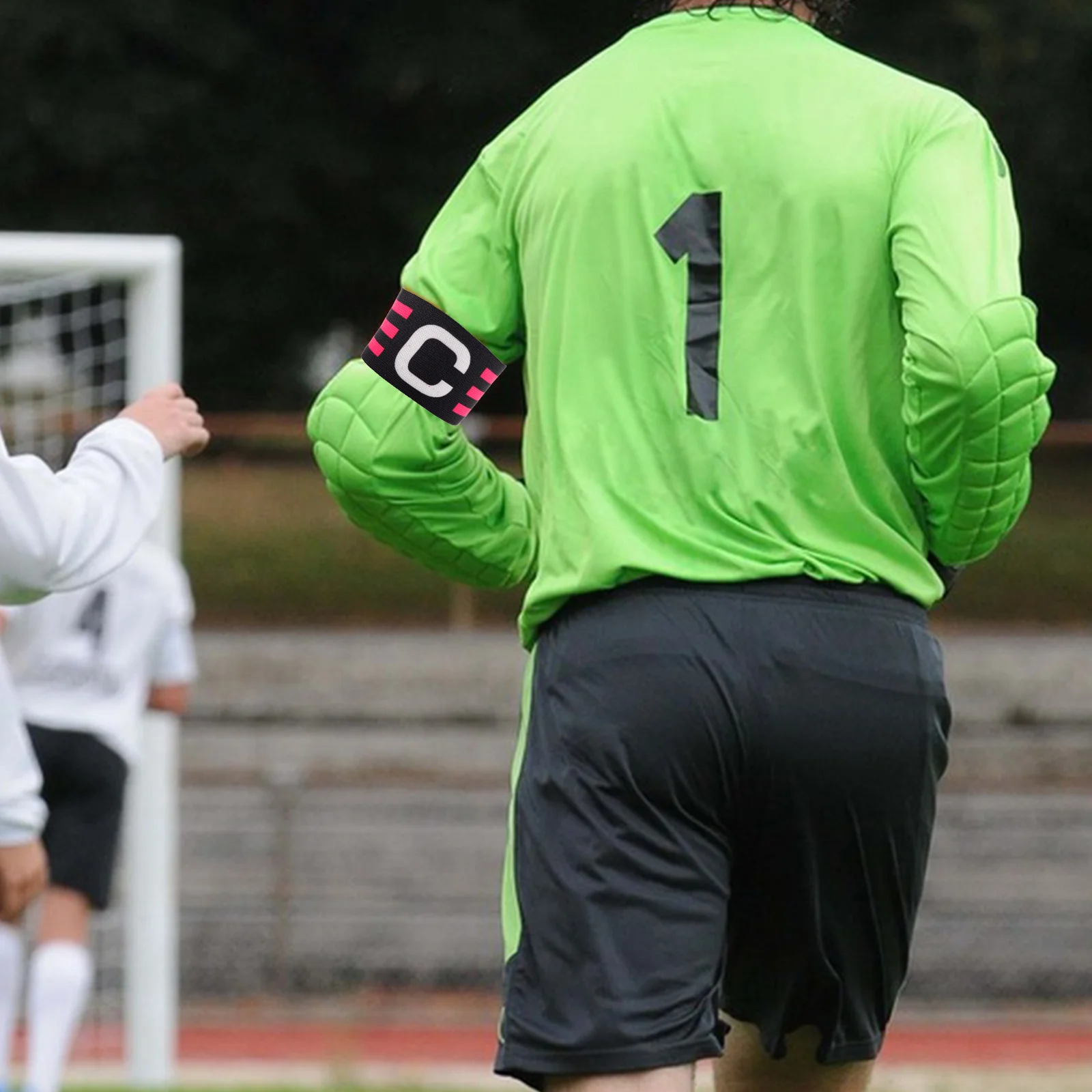 

2Pcs Captain Armband Football Breathable Comfortable Team Sports Leader Accessory Soccer Match Gear for Adult Youth Players