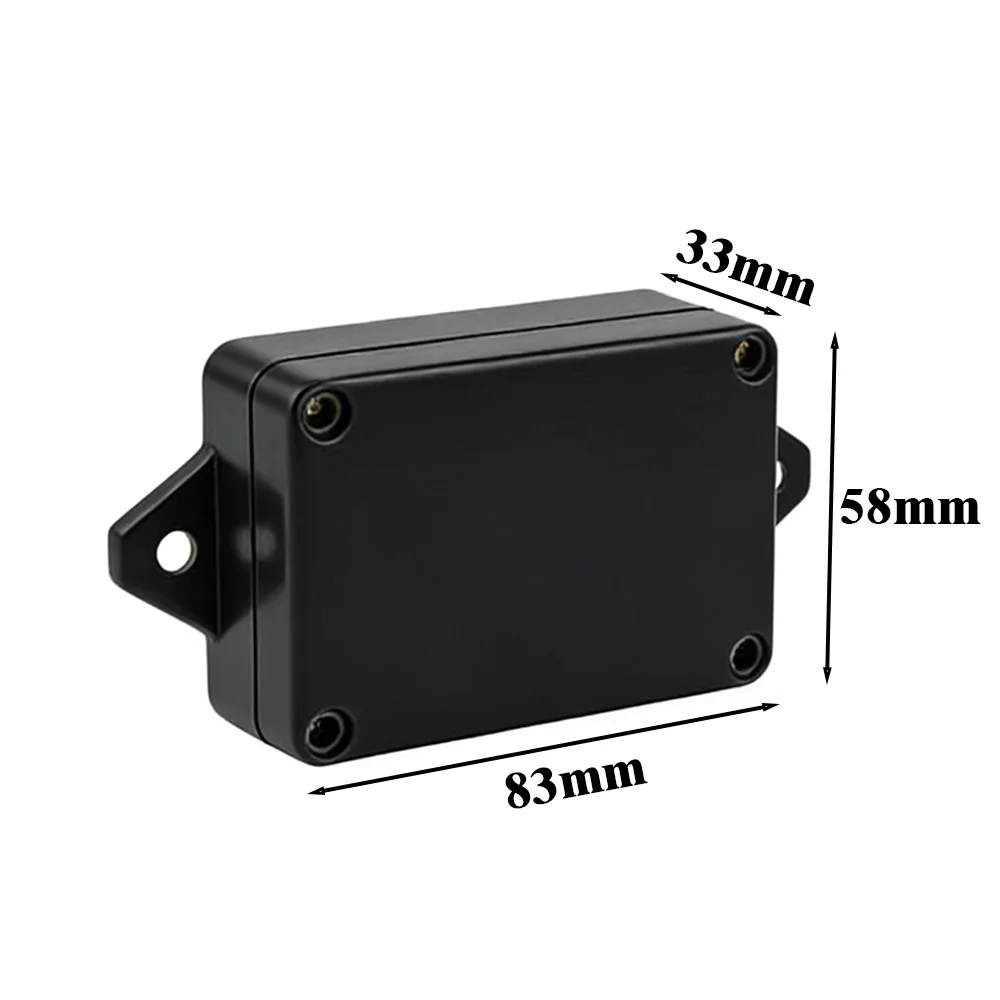 Water-resistant ABS Plastic Electronic Project Box, Instrument Enclosure Control Housing, DIY Electronic Supplies
