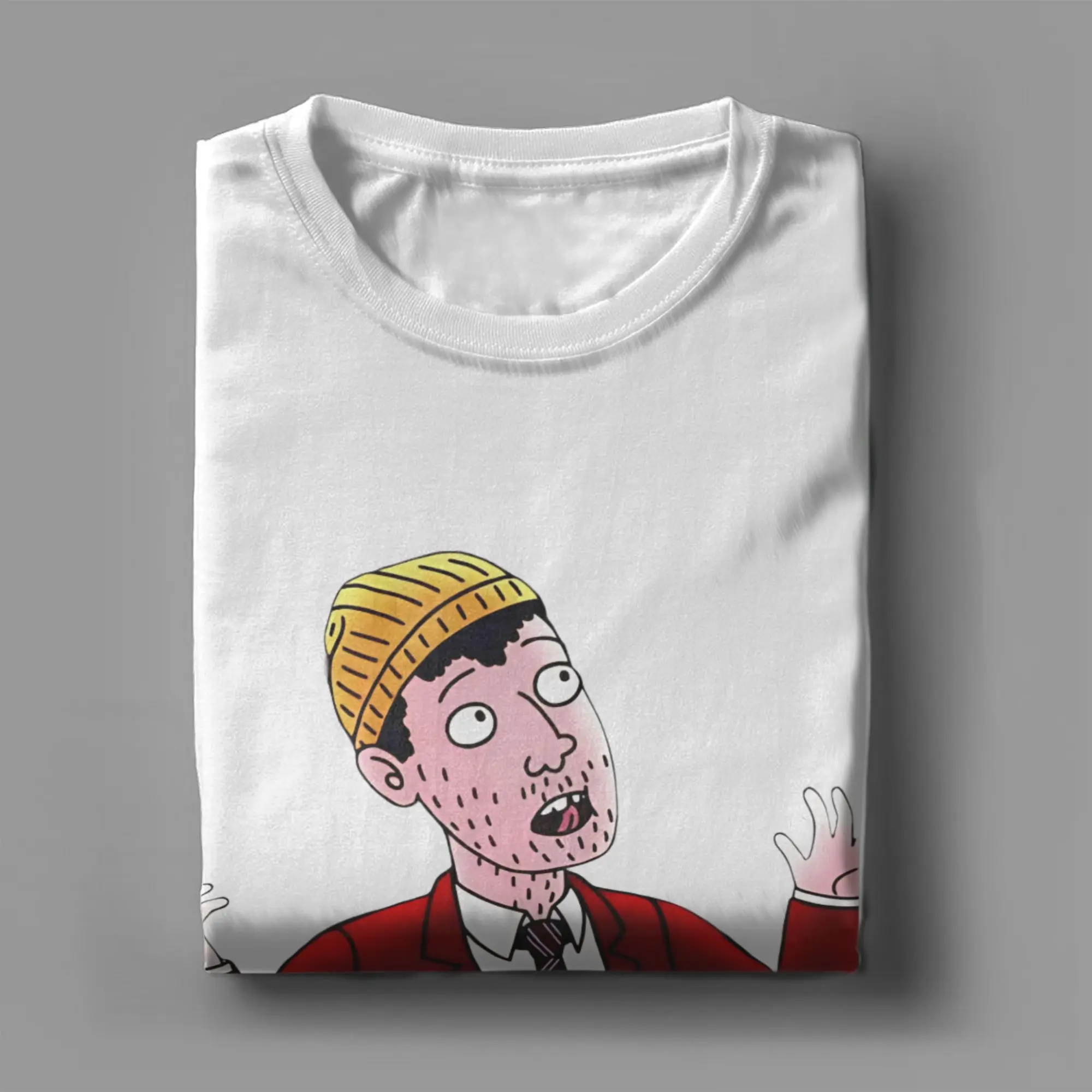 Men Todd Portrait Funny Quote  T Shirt Bojack Horseman Pure Cotton Tops Short Sleeve Round Collar Tee Shirt Plus Size T-Shirts