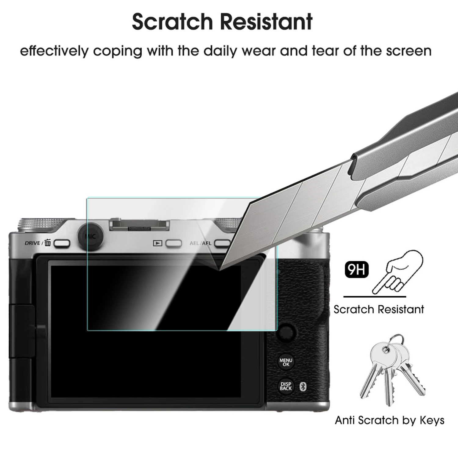 Tempered Glass Screen Protector For FUJIFILM X-M5 Sport Camera LCD Display Screen Protective Film Scratch Resistant Films Cover