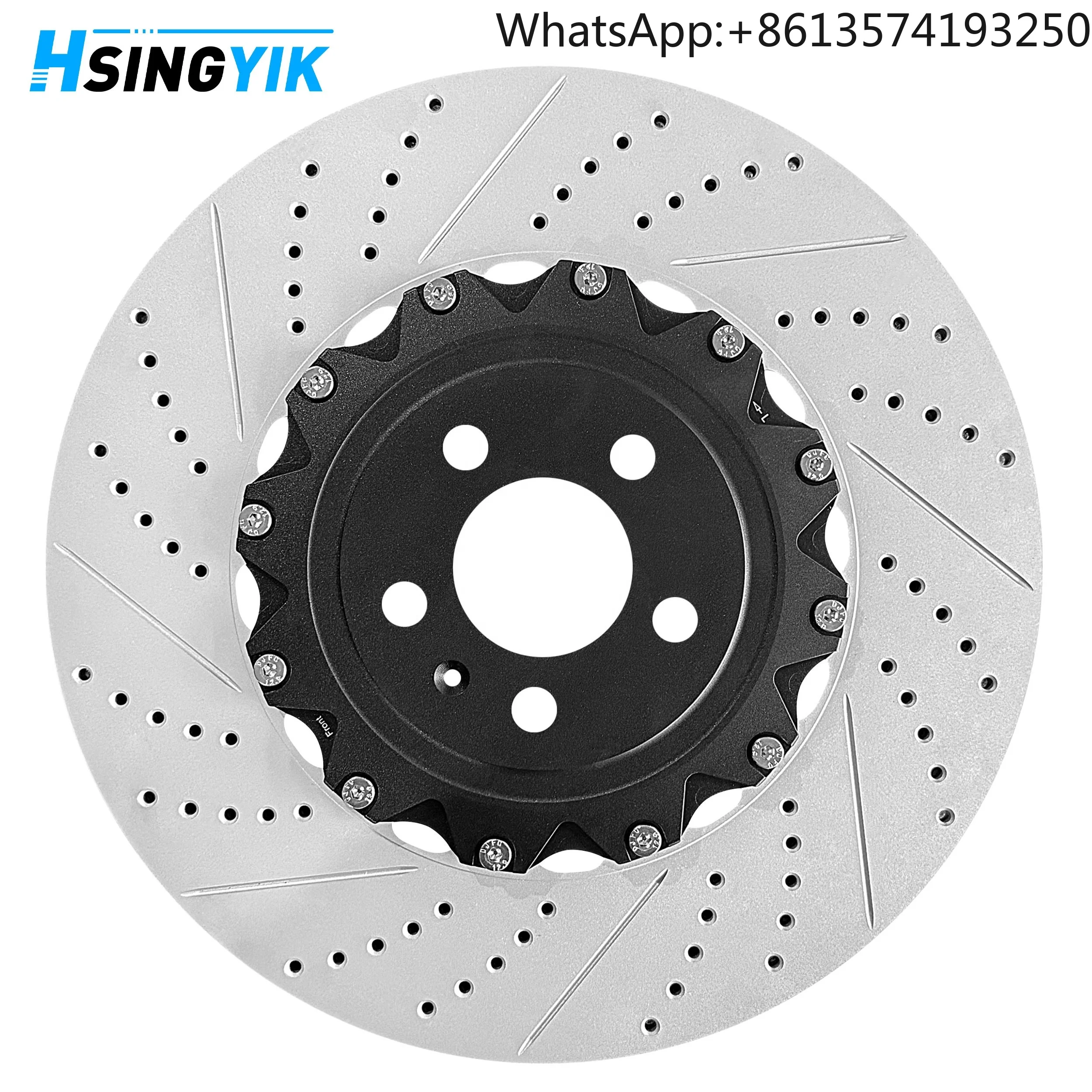 

For Hsingyik OEM 4H0615301AL Break Disk Floating 2 Piece Brake Discs for Audi A6 A7 A8
