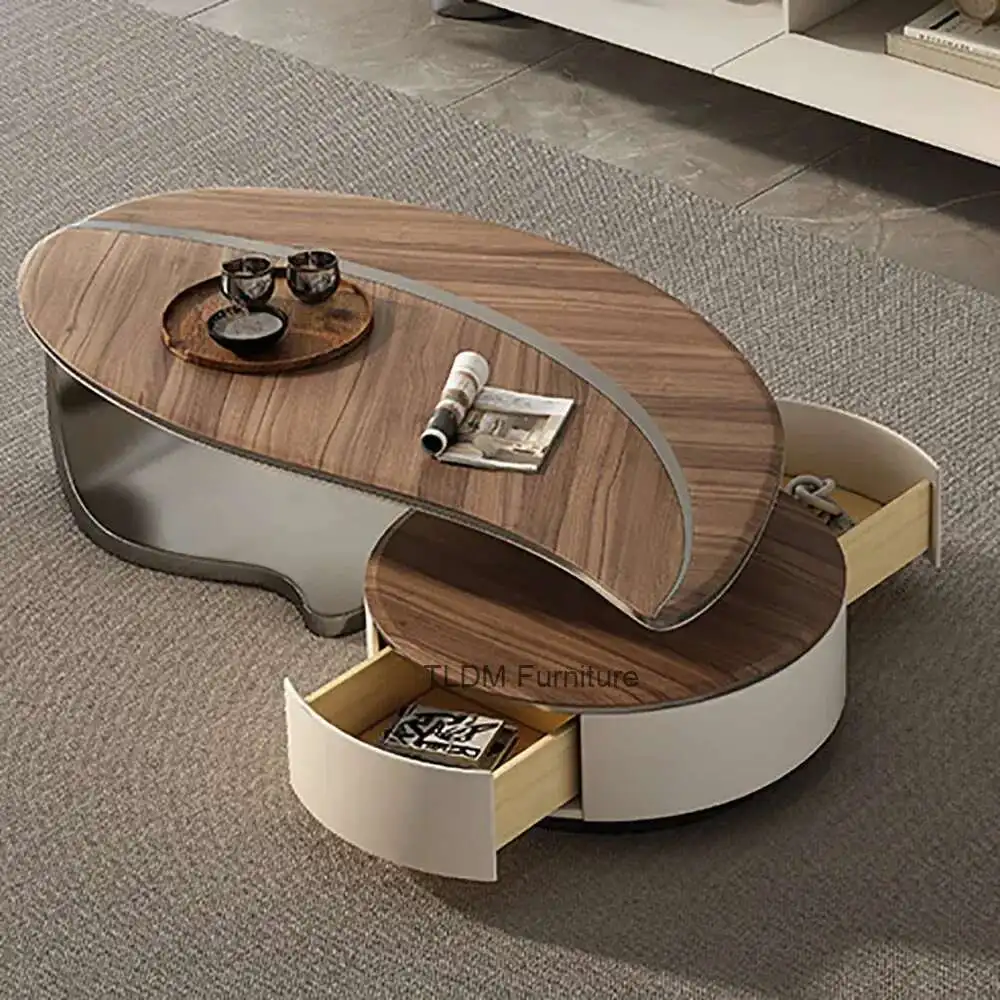 

Modern Vintage Coffee Table Nordic Premium Living Room Beautiful Side Table Aesthetic Elegant Tables Basses Home Furniture