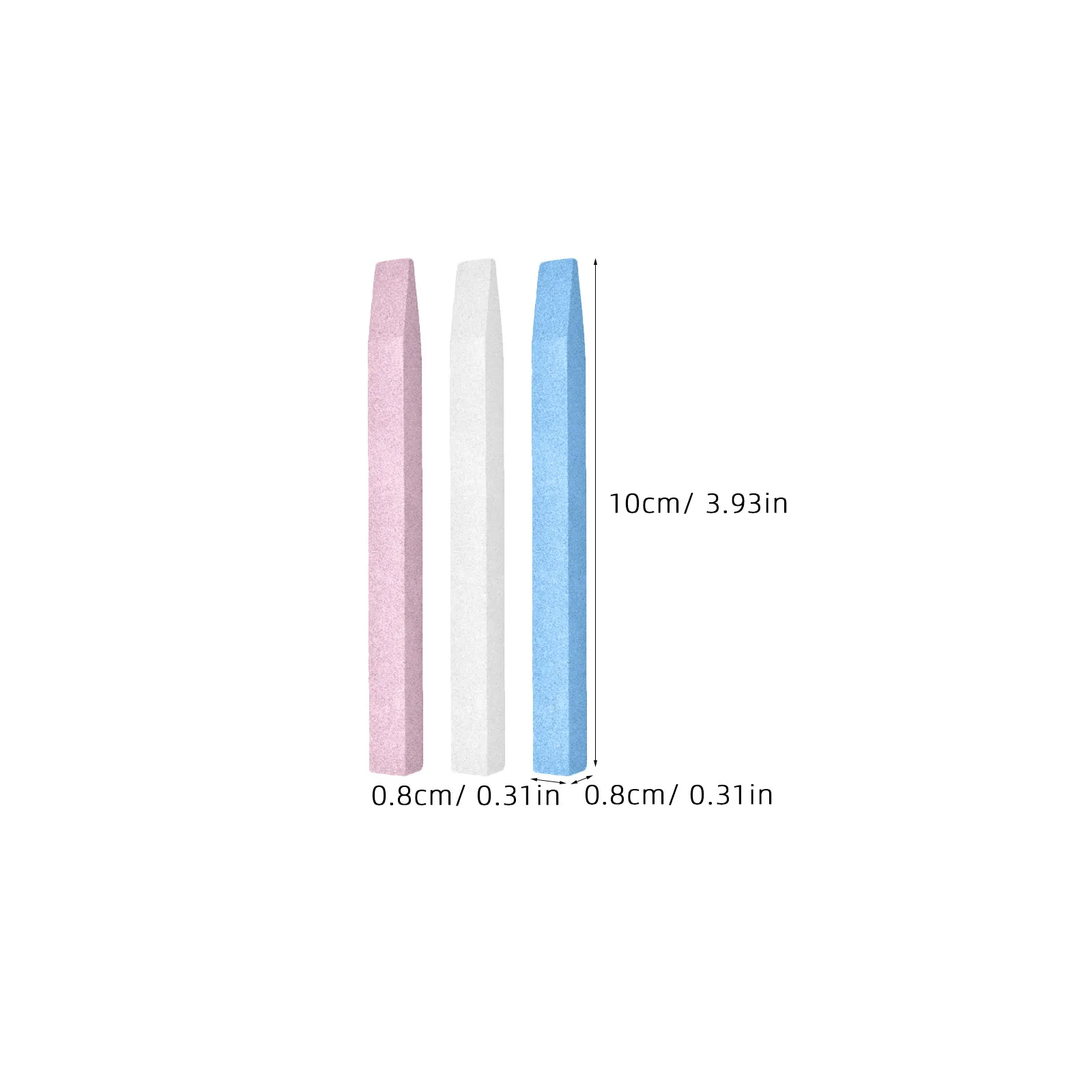 30Pcs Stone Nail File Sticks Professional Nail Buffing Tools Manicure Pedicure Cuticle Pusher Pumice Stick for Natural False