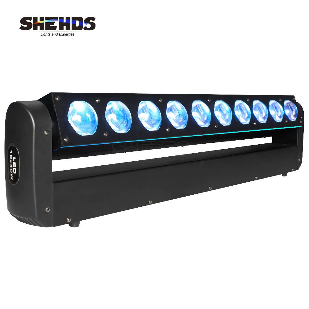 1/2pcs LED 10x40W LED Beam Moving Head RGBW 4in1 Light For DJ Disco Wedding Stage Light Effect Professional Nightclub Lighting