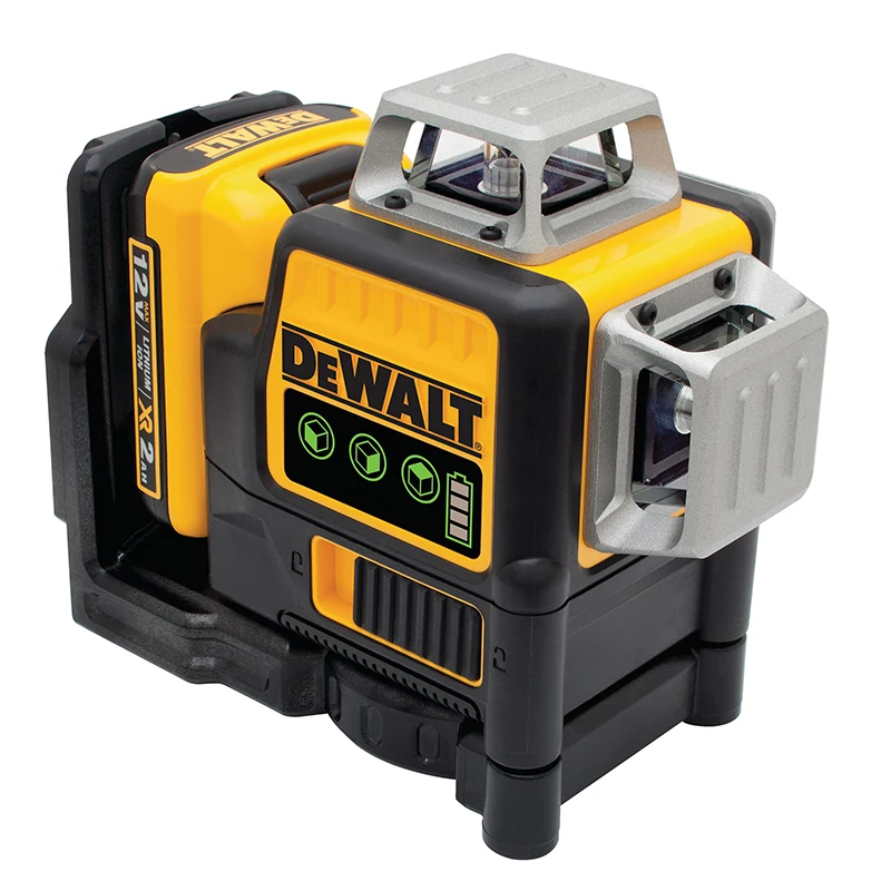 DEWALT-Nível Laser Verde com Bateria, DW089LG, 12 Linhas