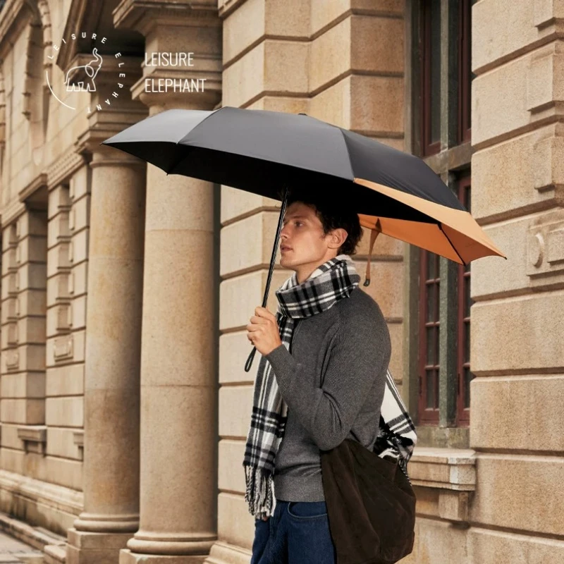 

290g Manual Foldable 7 Rib Umbrella Extra Long Unisex Business Backpack Friendly Bone Structure Non Wet Bag Creative Travel