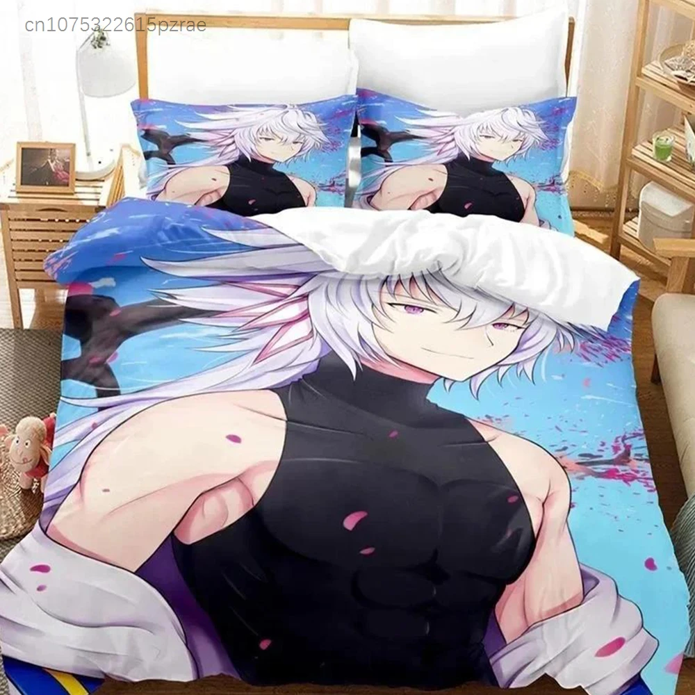3D Print Anime Bed Sheet Fate Grand Order Bedding Set Printed With Pillowcase Duvet Cover Soft Queen King Size Bedclothes Home
