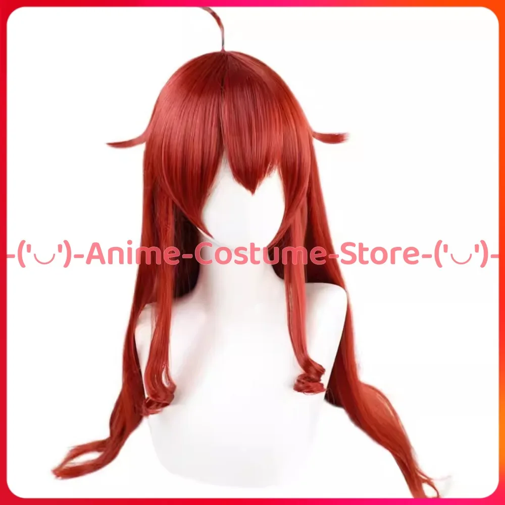 Wig Cosplay Eris Boreas Greyrat dari Mushoku Tensei: Reinkarnasi Tanpa Pekerjaan, Wig Karakter Anime untuk Kostum Pesta Halloween dan Karnaval