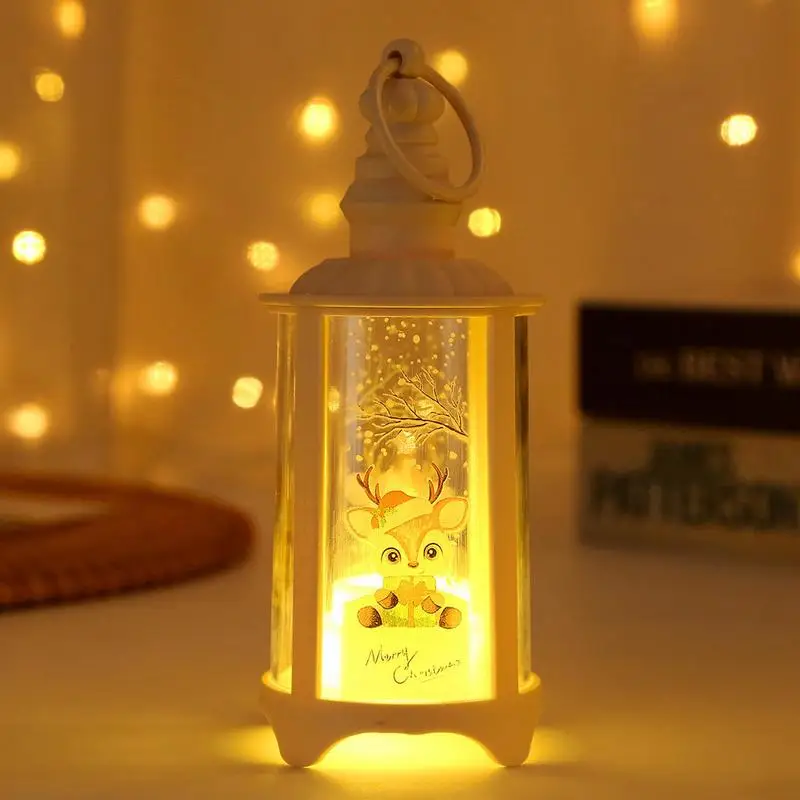 Lampada di natale LED decorazione a mano di natale lanterna di Halloween riutilizzabile Hang Night Light per Bar Garden Landscape Indoor Outdoor