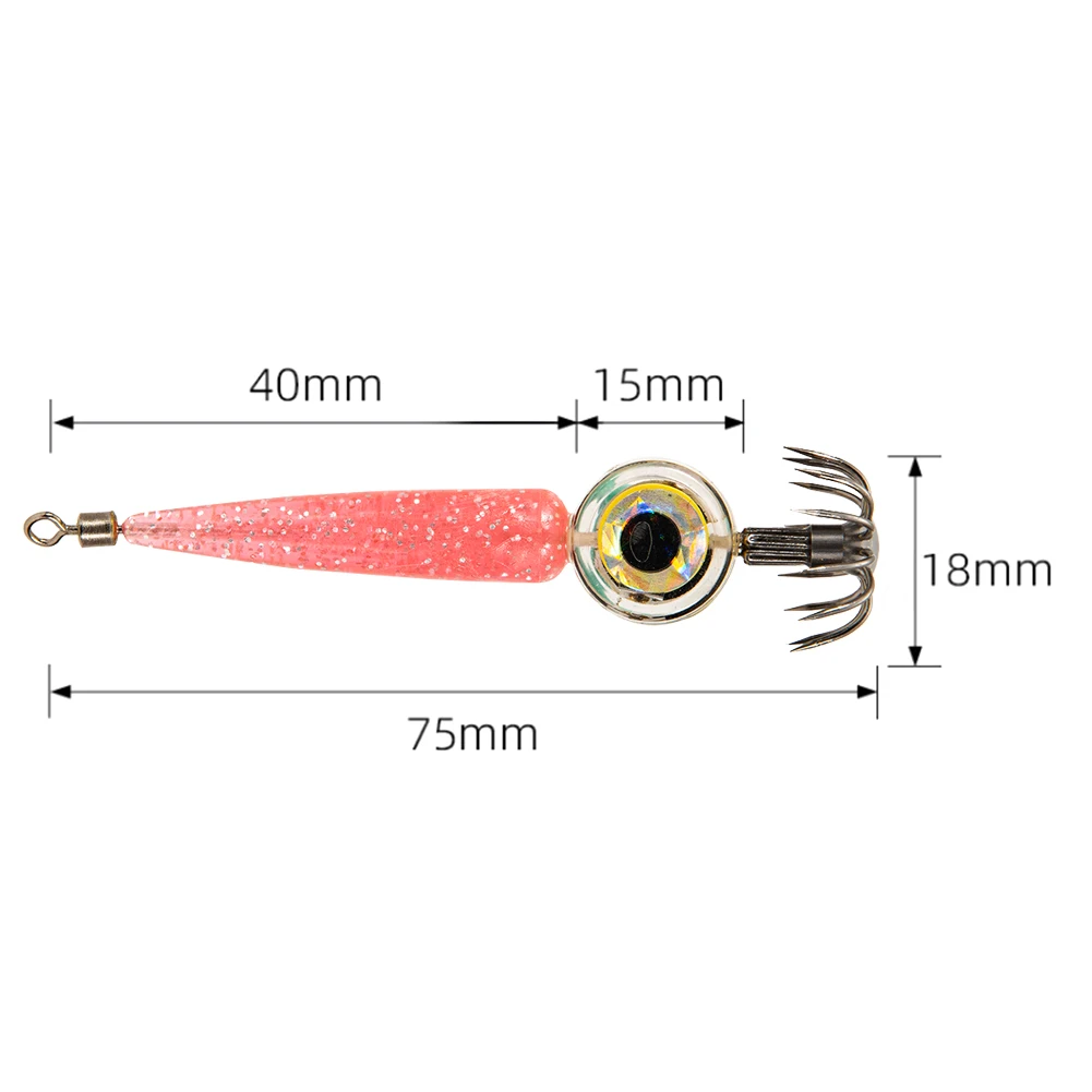 Fishing Lure Light LED Deep Drop Underwater Fishing Squid Lamp Fish Bait Luminous Lure Light for Attracting Fish