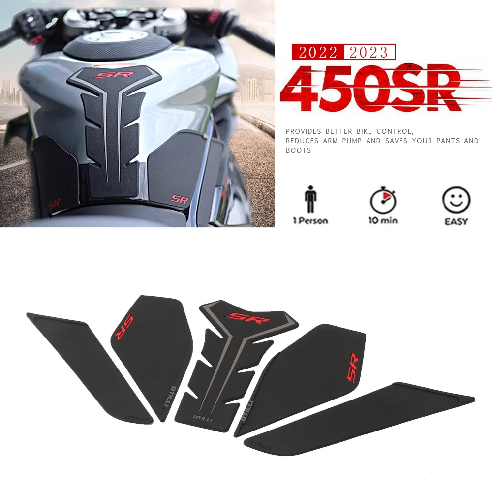 

2022 2023 For CFMOTO 450sr Motorcycle Accessories Frosted Sticker Decal Kit Fuel Tank Pad Protector Anti slip 450SR 450 SR