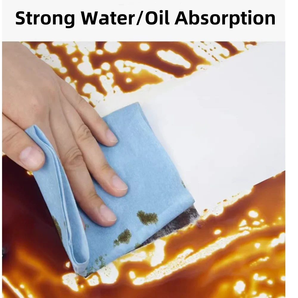 1000-50pcs Premium Oil Absorbent Mesh Cotton Strip High-Performance Multi-Purpose Wiping Cloth Car Towel Degreasing Cloth