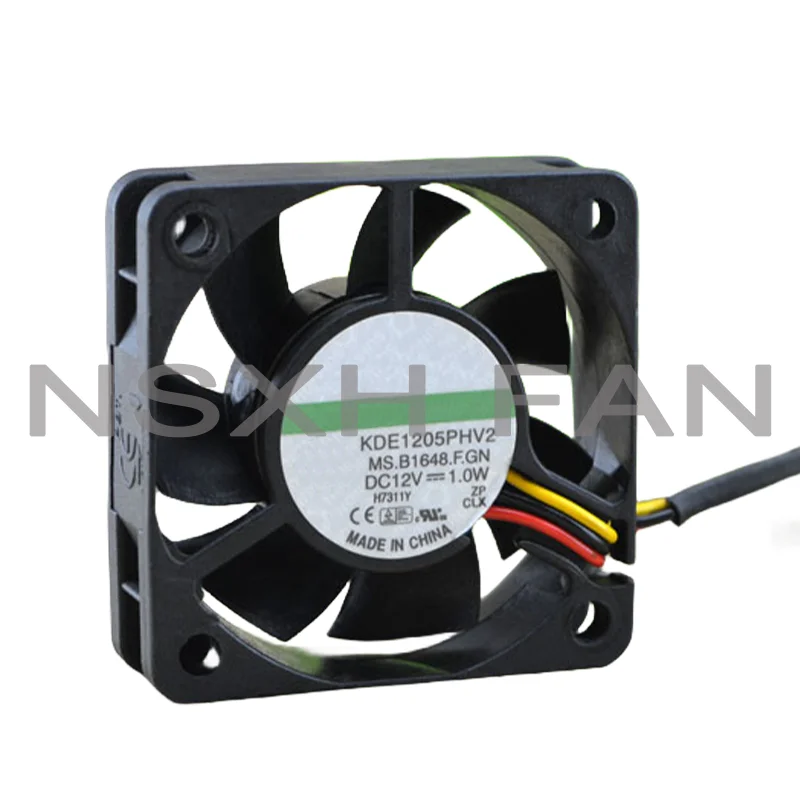 Ventilador 5cm 5cm, 12v, 1.0w, velocidade kde1205phv2