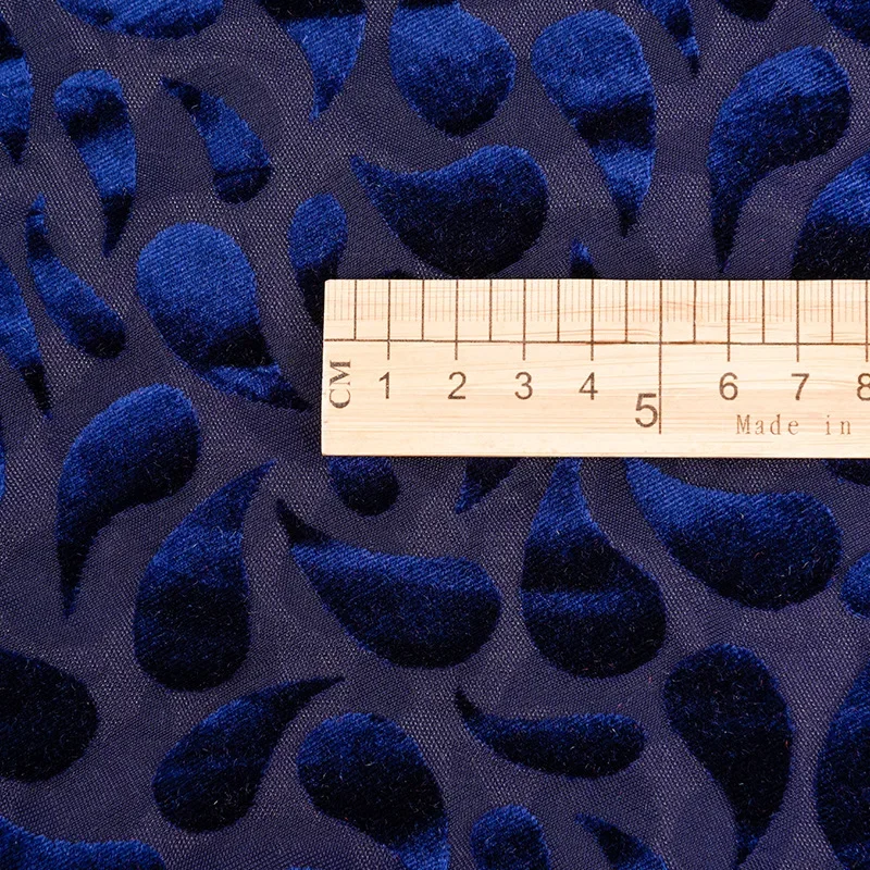 5yards African Velour Fabric Burnt-out Velvet Fabric Brocade Jacquard Fabric for Cheongsam Dress DIY Clothing