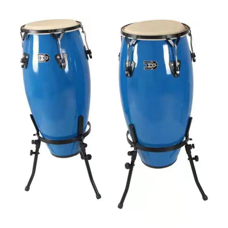 CFC2 Wood Color Musical Percussion Instrument Goat Skin Maple Congas Drum Set With Stand