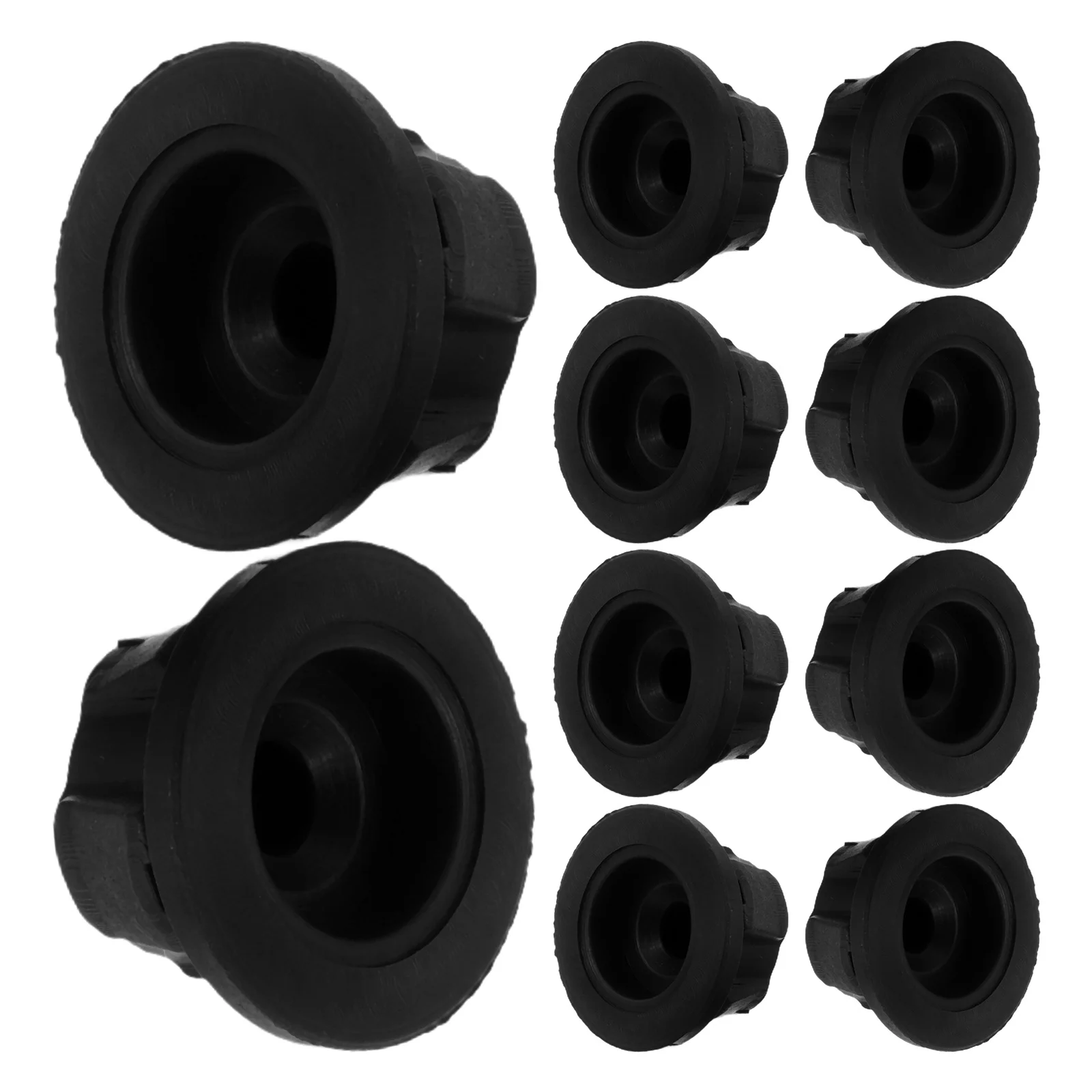 

10Pcs Engine Cover Mounting Rubber Grommets Black Rubber Buffer Cushions Shock Absorption Car Parts Auto Engine Cover Protection