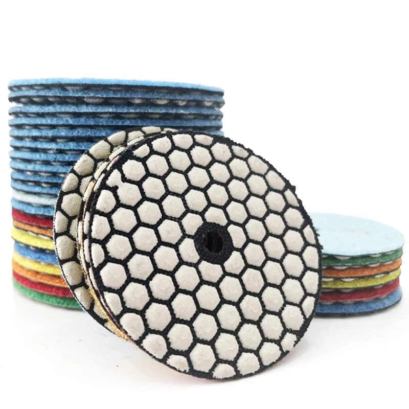 3 Inch 80mm Diamond Dry Polishing Pad for Grinding Quartz Granite Stone Concrete Floor Marble Dry Use Grinding Disc
