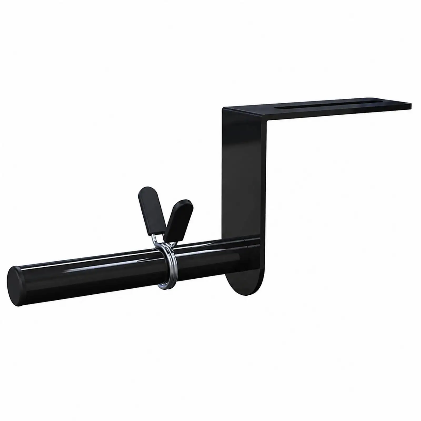Fitness Accessory Secure External Loading Disc Loading Accessory Sturdy Latch-Style Plate Holder with Fixing Clamp for Home Gym,