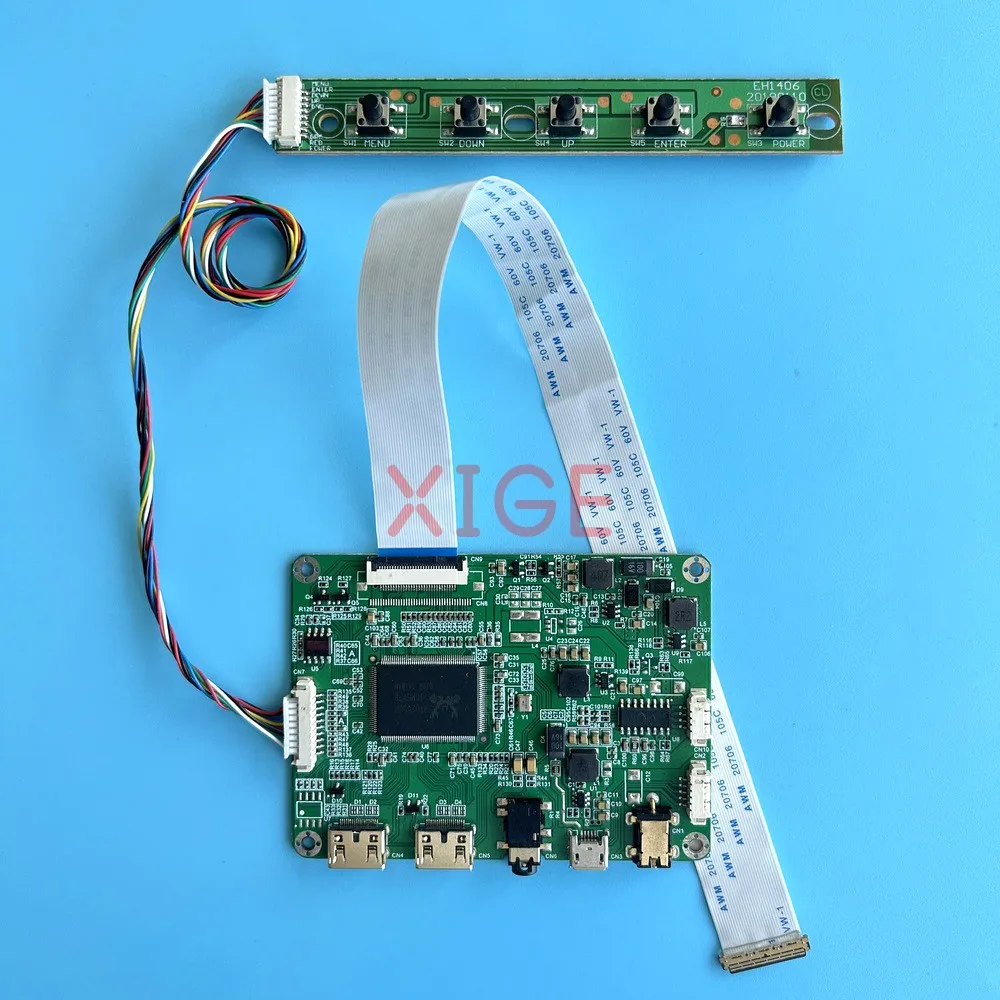 

DIY комплект для B156HAN02.1 B156HAN02.3 1920x1080 дисплей ноутбука Micro USB EDP 30-контактный 2Mini-HDMI 15,6 "плата драйвера контроллера