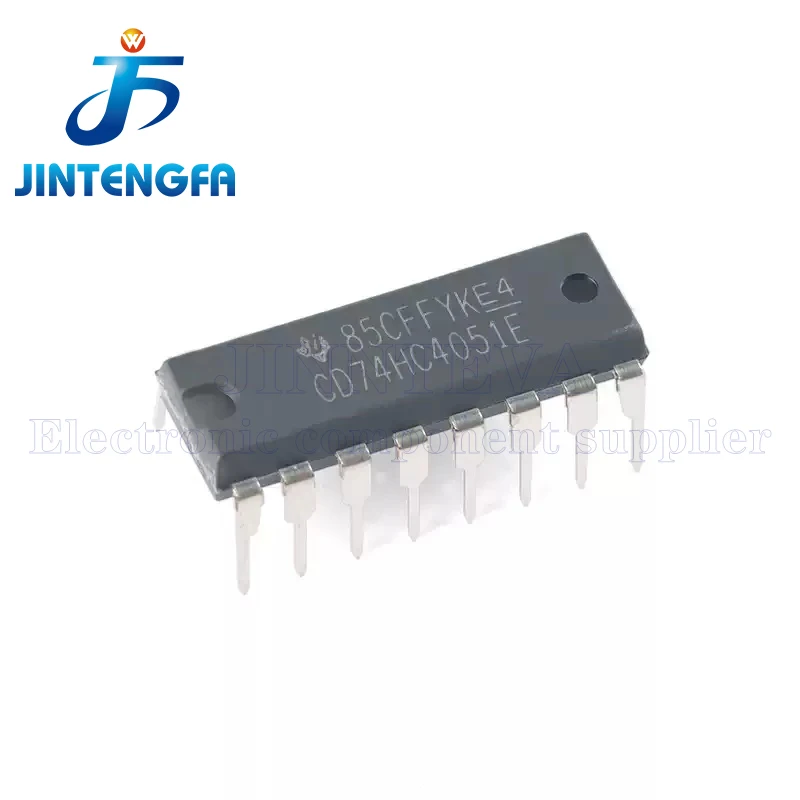 10PCS CD74HC4051E DIP-16 CD74HC4051M96 HC4051M SOP-16 CD74HC4051PWR HJ4051 TSSOP-16 멀티플렉서 스위치 IC 고속 CMOS 아날로그