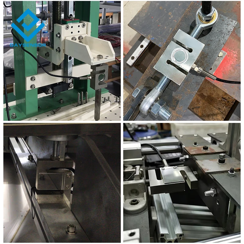 DYLY-104 Decent  Double Way Pressure Pull Force S-type Load Cell Sensor Weighing Transducer Stress Tension Measuring 500KG