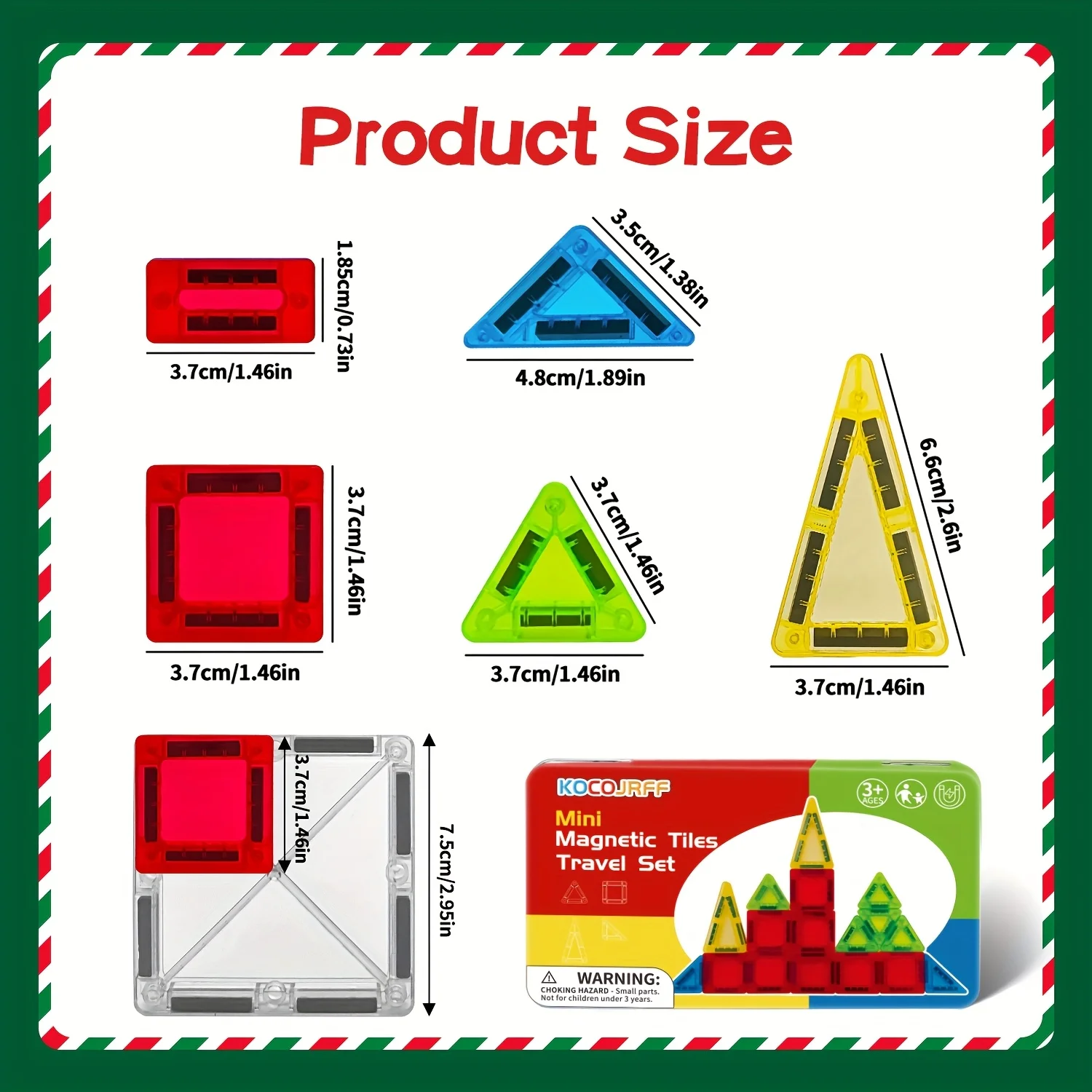 Children's Magnetic Building Blocks Set, Versatile Plug-In Magnetic Construction Pieces Suitable for Holiday Birthday Gifts