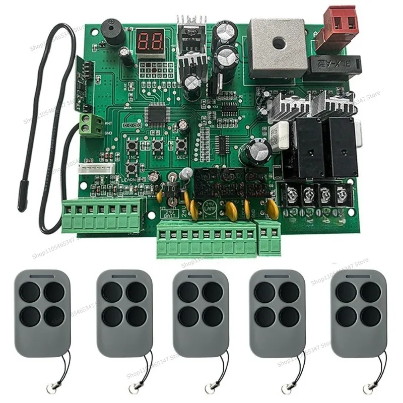 For DC24V Motherboard Door Opener Garage Door Motor Panel 433mhz