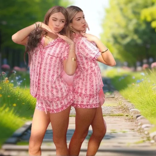 

Женский комплект спортивного белья ort Sve ort Pants, комплект домашней одежды с принтом 2024, комплект из двух предметов, повседневный комплект, подходит для четырех сезонов