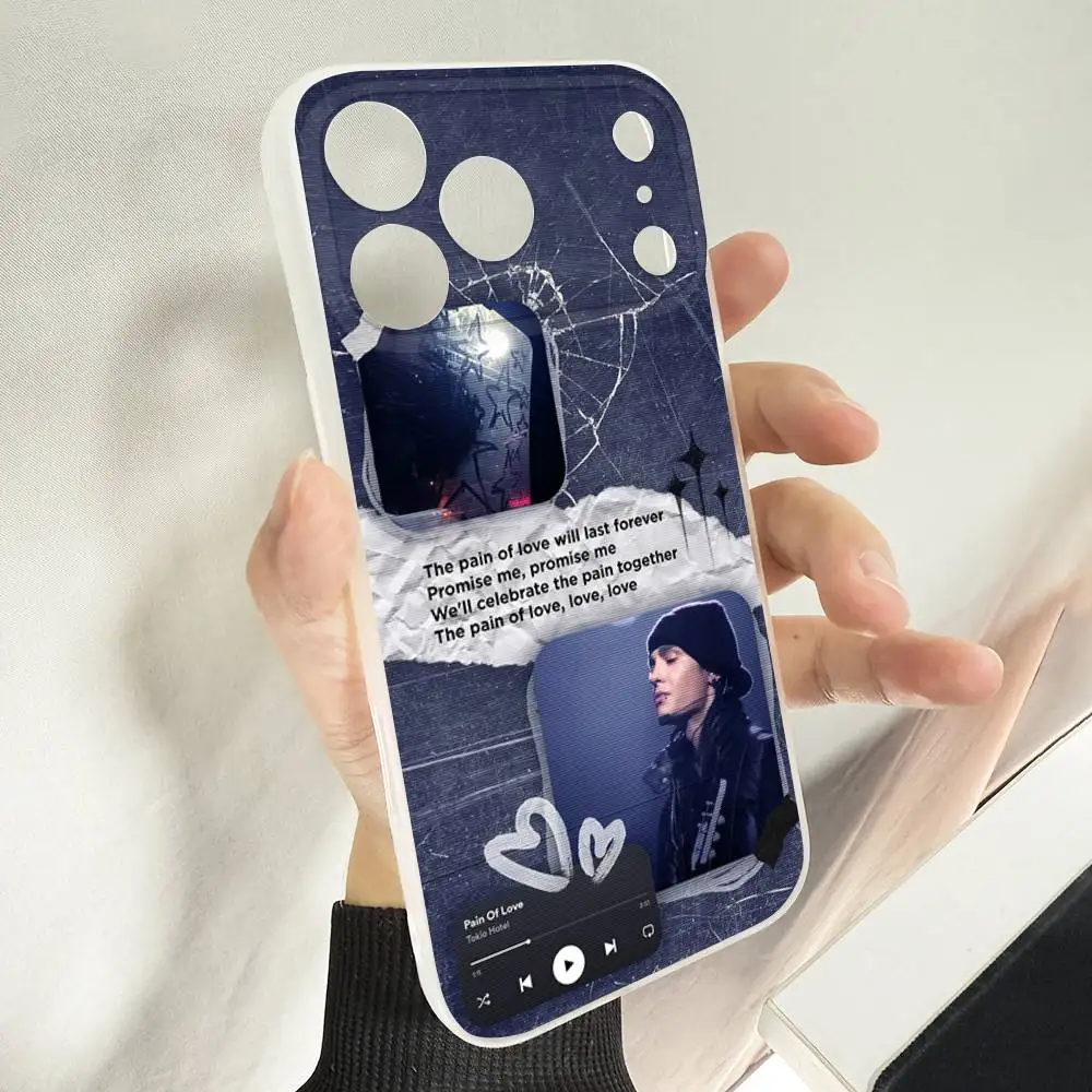 Bill Tom Kaulitz Tokio Hotel Handyhülle für iPhone 14,16,15,11,13,17,12,Air,Mini,Plus,E,Pro,Max Magnetische Magsafe Frosted Cover