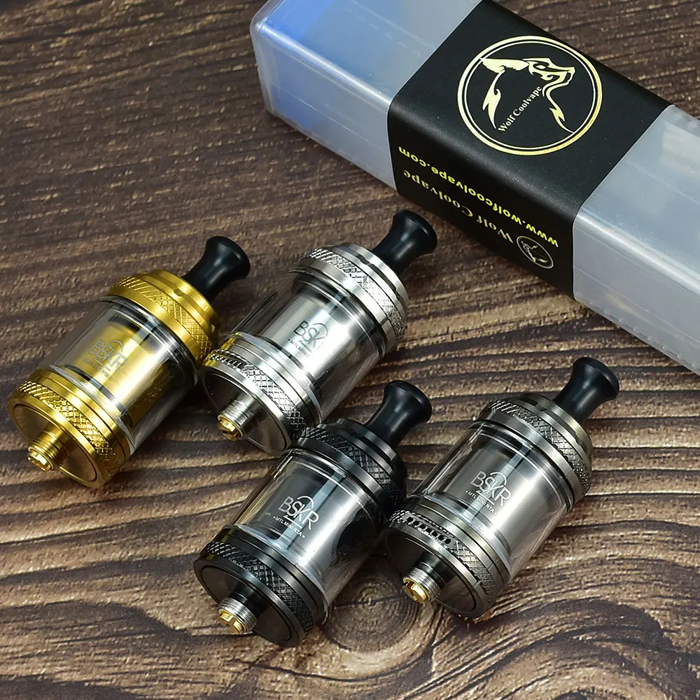 

Электронная сигарета Berserker BSKR Mini V2 MTL RTA Tank vape 2 мл/2,5 мл с одной катушкой 22 мм, обслуживаемый атомайзер 316SS VS KAYFUN X 22 RTA