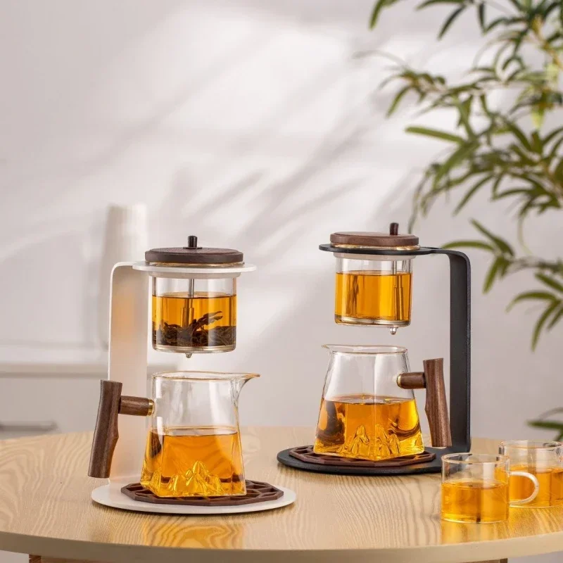 

Чайный сервиз, стеклянная автоматическая чашка для чая кунг-фу, домашний фильтр, чайник, проточное чашка