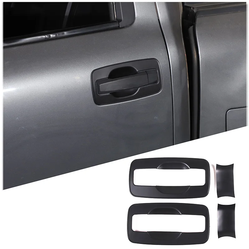 

For 2016-2023 Nissan Titan ABS Car Door Inner Bowl Panel Trim Cover Car Interior Protection Accessories 4Pcs