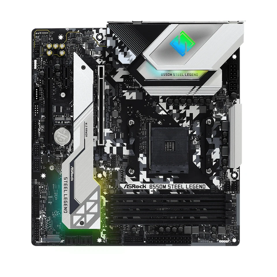 ASRock B550M STEEL LEGEND AMD B550 Motherboard Socket AM4 for