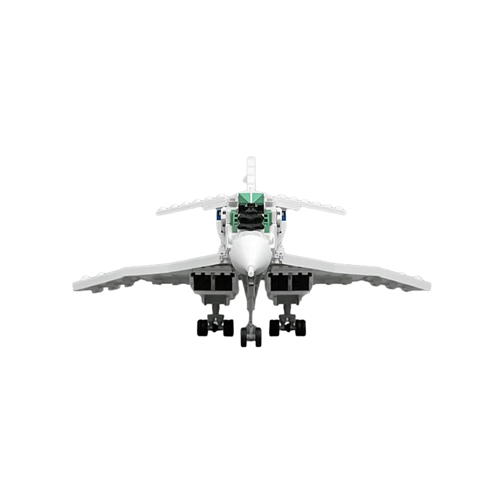 

MOC Tupolev Tu-144D Aircraft Bricks Model Military Supersonic airliner