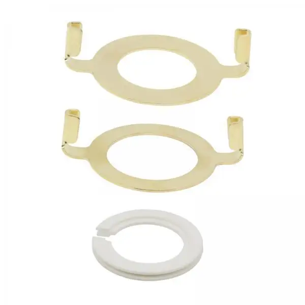 Lamp Harp Saddle Adapter Iron E27 Threaded Base with E14 Reducing Ring Lamp Shade Holder for Lamp Structure Upgrade