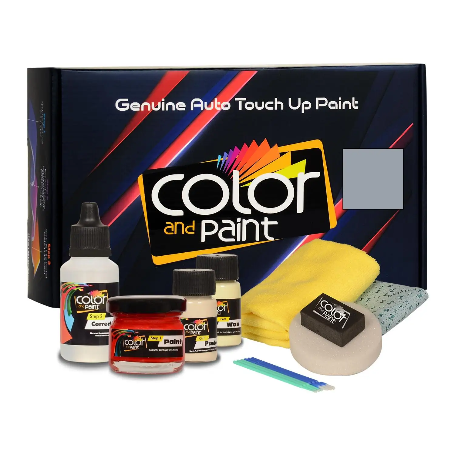 

Color and Paint compatible with Cadillac Automotive Touch Up Paint - GENESIS PEARL - WA459C - Basic Care