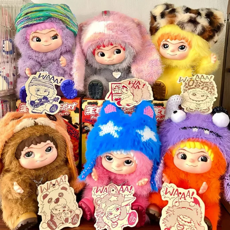 

WAKUKU {1.0} Mao Mao Tide Fun Party Series слепая коробка Wow Kuku фигурка орнамент плюшевая кукла кукла