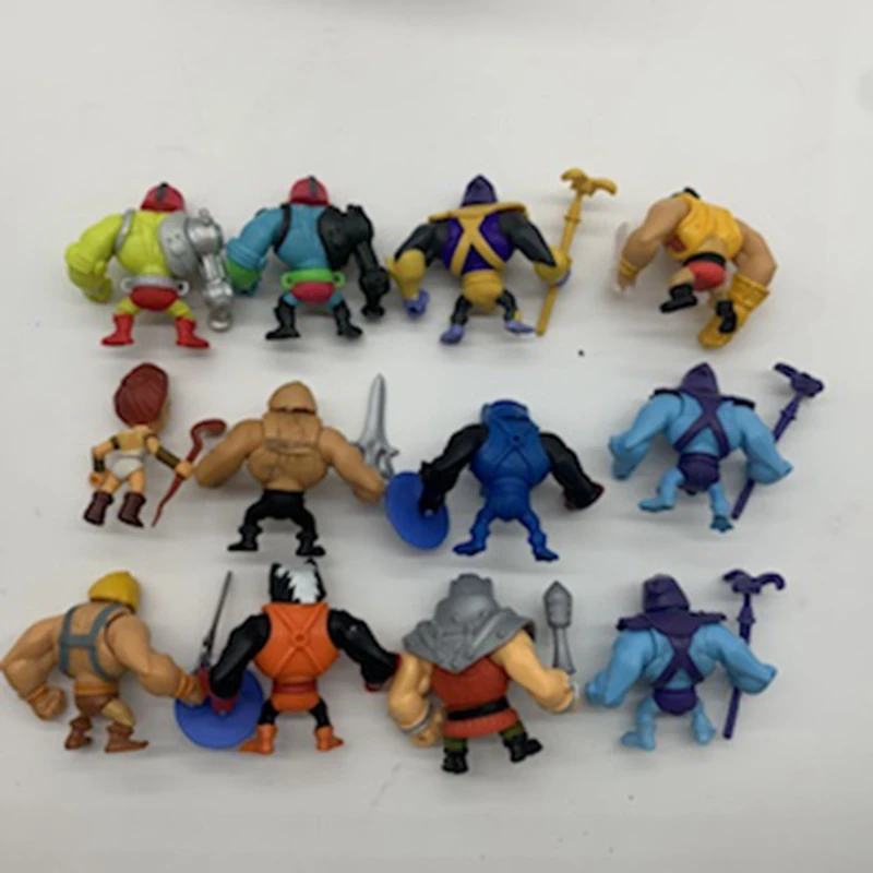 2inch Mini Heman Masters of The Universe He-Man PIG HEAD SKELETOR MANTENNA Webstor Action Figure Toys