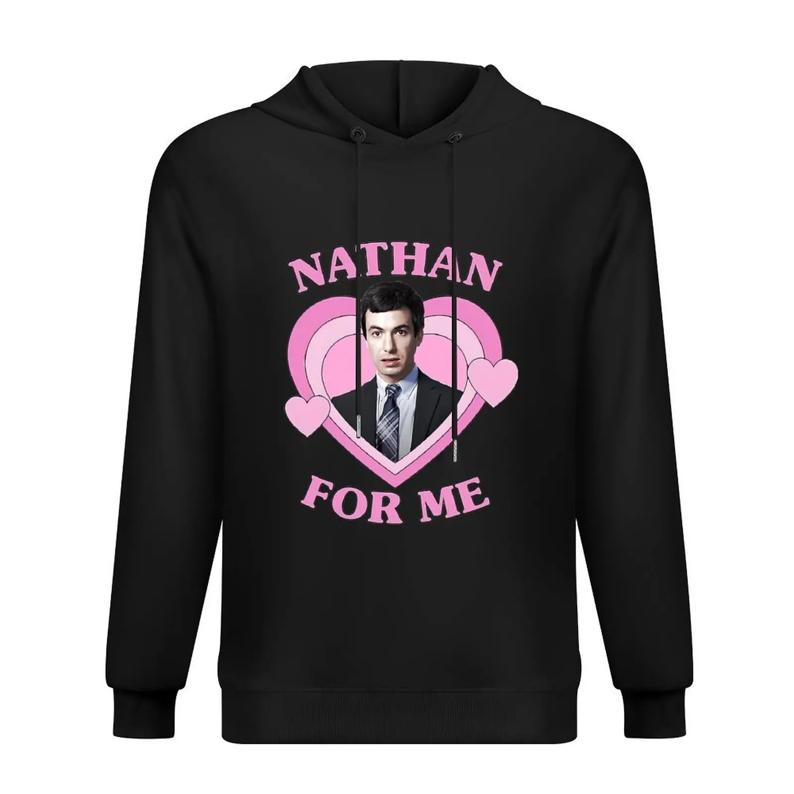 

Nathan Fielder For Me Pink Heart Hoodie men clothing men's sweat-shirt set clothes for men autumn jacket men hoodie