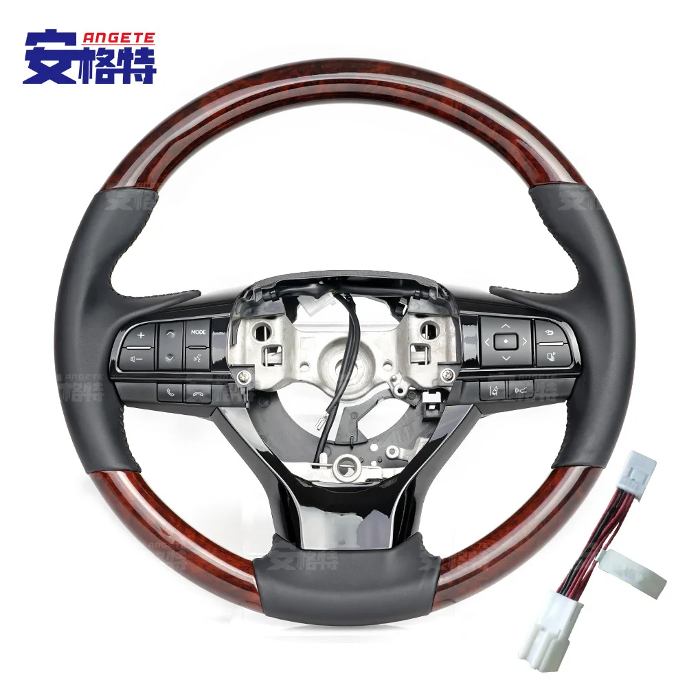 

Applicable to:Suitable for the 2013 Toyota Dazzling Steering Wheel converted into a Lexus mahogany steering wheel