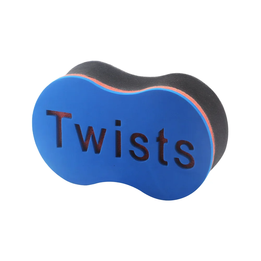 Double Sided Hair Twist Sponge, Magic Curl Brush for Afro Dreads Coils, Textured Hair Styling Tool for Men - view 6