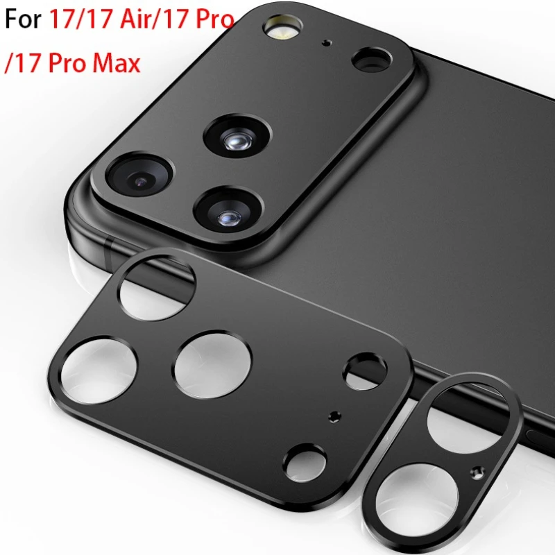 

Metal Camera Lens Protector Cover for iPhone 17 Air /17 Pro Max /17 Pro For iPhone17 iPhoneair Phone Protection Accessories