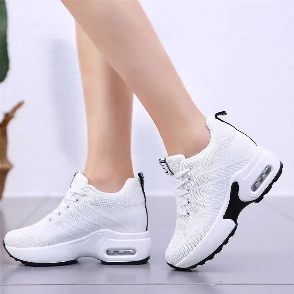 

High Platform Slip-resistant Walk Boots Tennis Purple Sneakers For Women Shoes Size 43 Woman Sport Sheos Outside Mobile