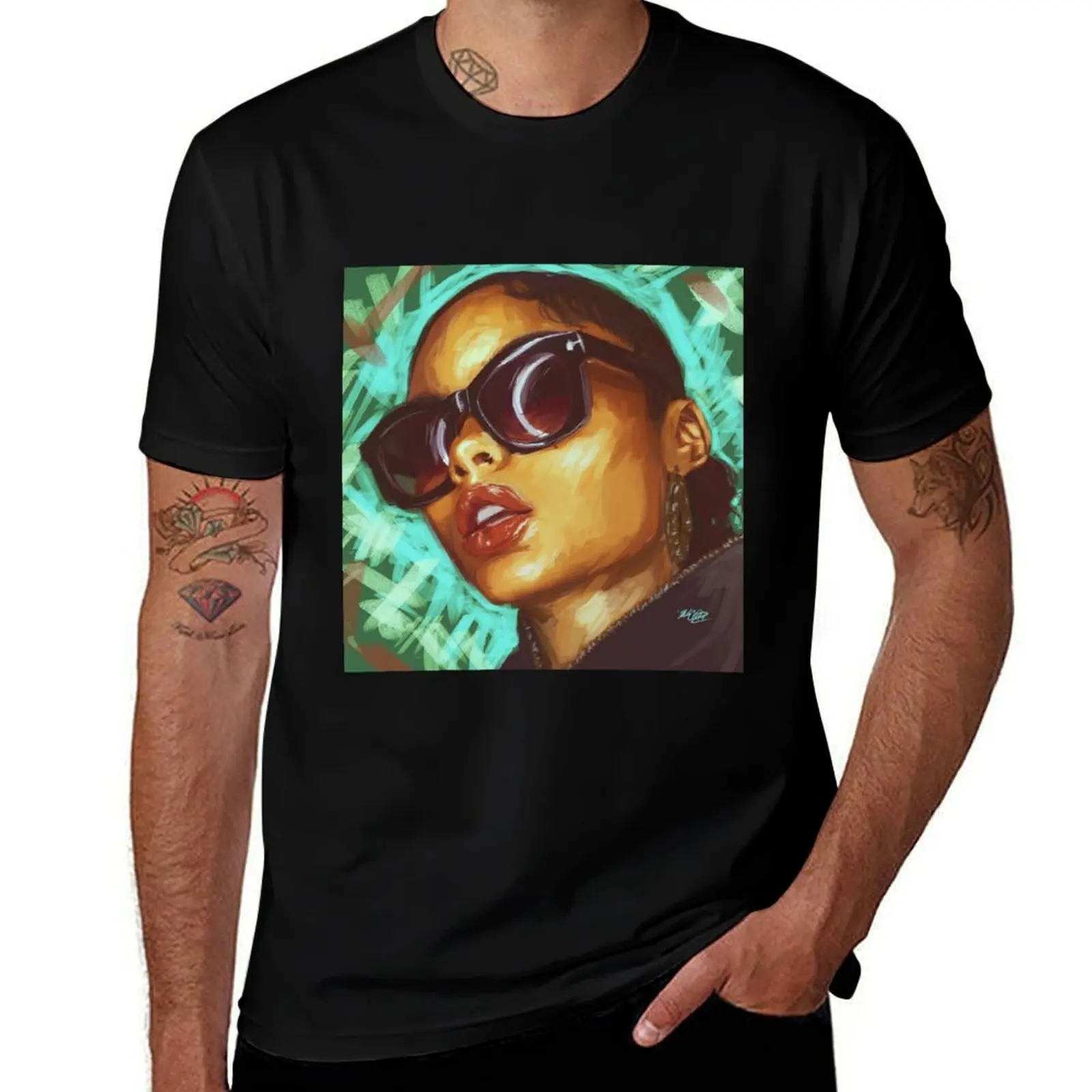 India Love- Static T-Shirt Work Style Casual T-Shirt