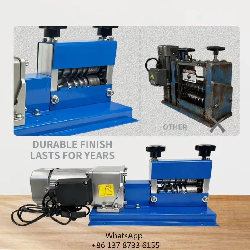 Cutting Speed 30m/min Electric Wire Stripping Machine 0.04