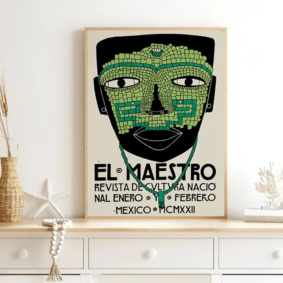 El Maestro Art Canvas Paintings Nordic Vintage Wall Art Posters and Prints Pictures for Living Room Home Decoration