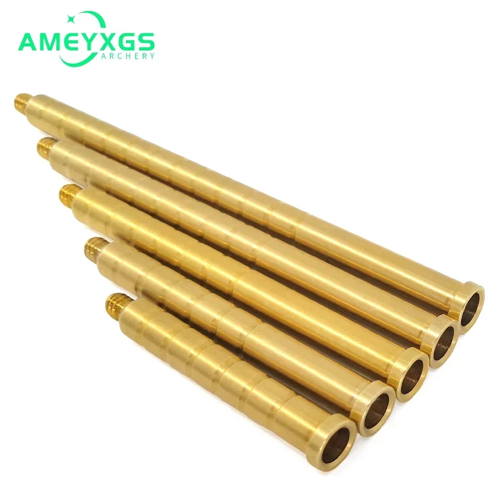 12Pcs 100-300Gr Archery Copper Seat Copper Heavy Weight Connect Fit ID6.2mm Arrow Shafts Arrow Shooting Practice Accessories