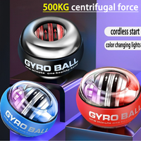 New 100kg Self starting Men's Grip Ball Arm Strength Wrist Metal Silent Centrifugal Fitness Wrist Strength Device