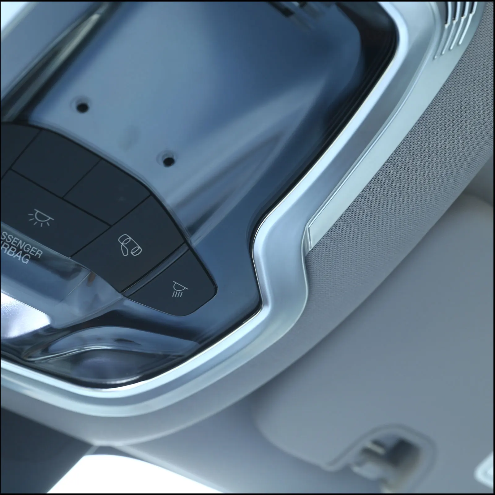cheya ABS Chrome Car Front Reading Light Decorative Panel Frame Cover for Maserati Tonali Interior Accessories 1 Pcs image 5