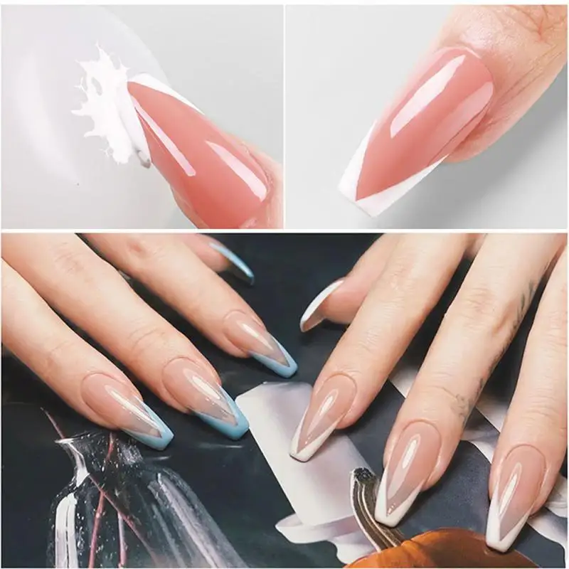 1/2/3PCS Scraper Easy To Use High-quality Jelly Silicone Nail Stamper Jelly Silicone Head Manicure Must-have French Design